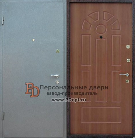 Металлическая двери с порошковым напылением П-017
