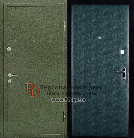 Усиленная входная дверь в бюджетном исполнении В-009