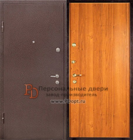 Металлическая двери с порошковым напылением П-001