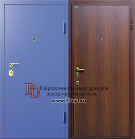 Металлическая двери с порошковым напылением П-016