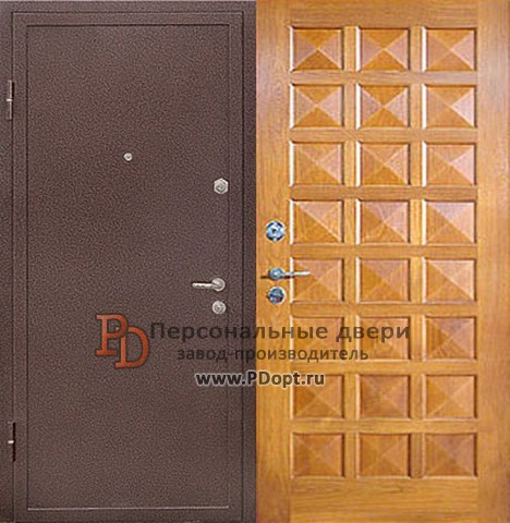 Металлическая двери с порошковым напылением П-021