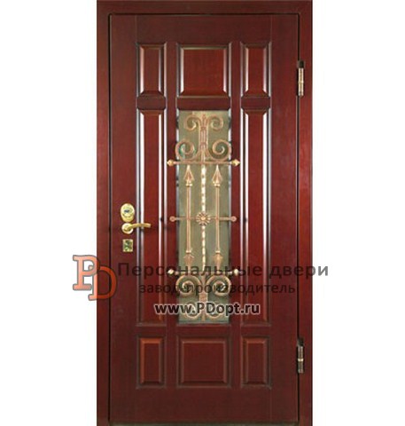 Дверь входная со стеклопакетом С-013